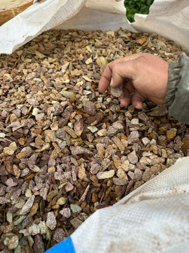 Златолит персиковый декоративная каменная крошка купить в Элисте