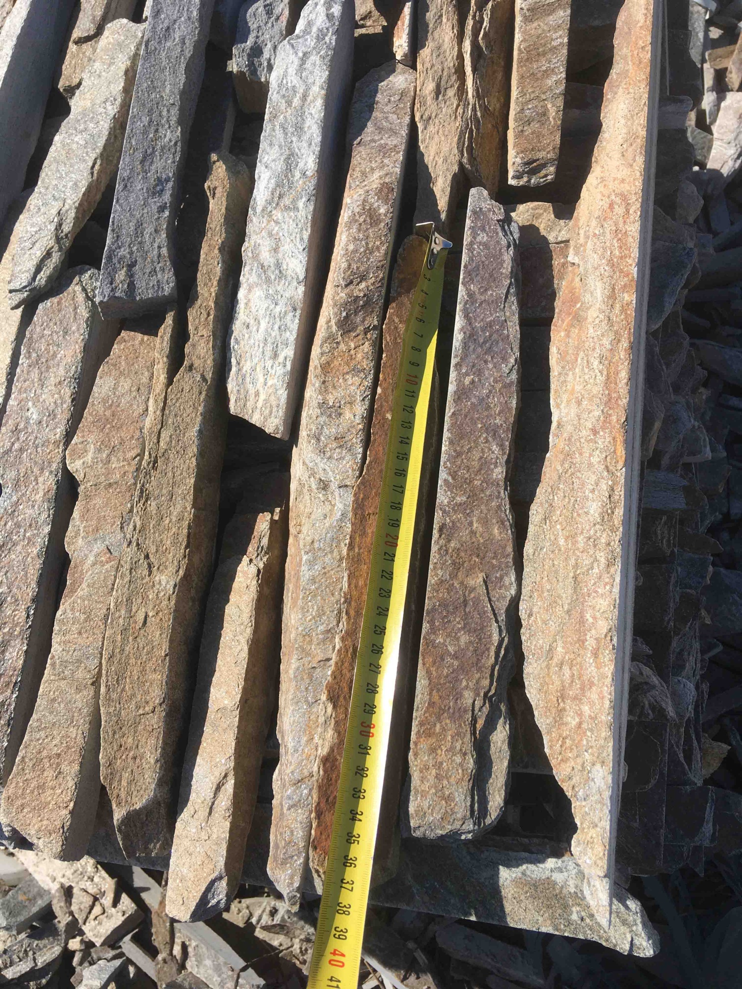 Горбушка златолит мультиколор для облицовки купить в Элисте