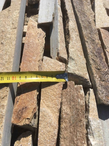 Горбушка златолит золотистый для облицовки купить в Элисте