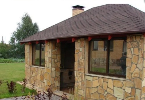 Плитняк златолит жёлтый золотистый для фасада 1,5-3см купить в Элисте