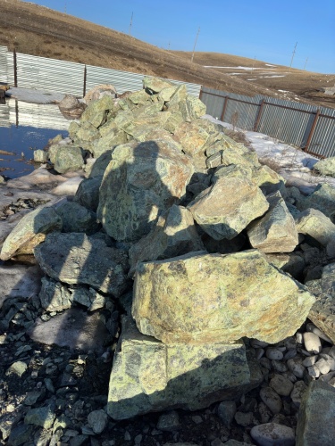 Камни для ландшафтного дизайна зелёные 10-60 килограмм купить в Элисте