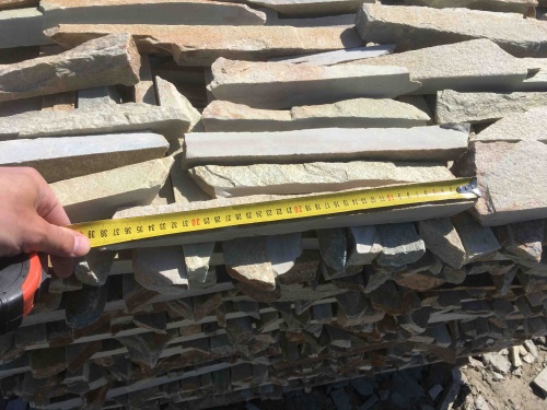 Горбушка златолит золотистый для облицовки купить в Элисте