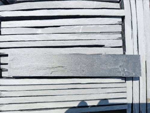 Плитка чёрная из натурального камня фасадная 30 см * 5 см, толщина 7 мм -30 мм купить в Элисте