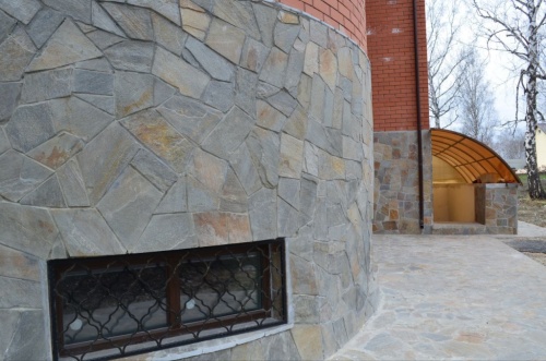 Плитняк златолит Уральский  для фасада купить в Элисте